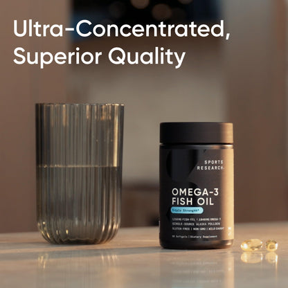 Maxden Health™ Sports Research Triple Strength Omega 3 Fish Oil