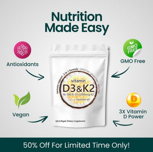 Maxden Health™ Super Immunity D3 & K2